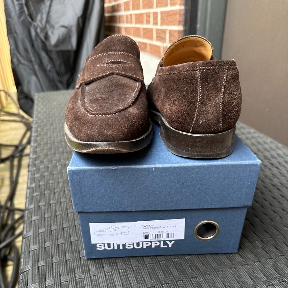 Suitsupply Dark Brown Penny Loafers